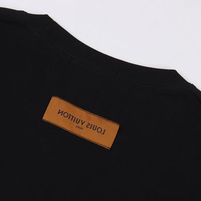 LOUIS VUITTON T-SHIRT - SCHWARZ / WEIß - SUPER CLONE 260g