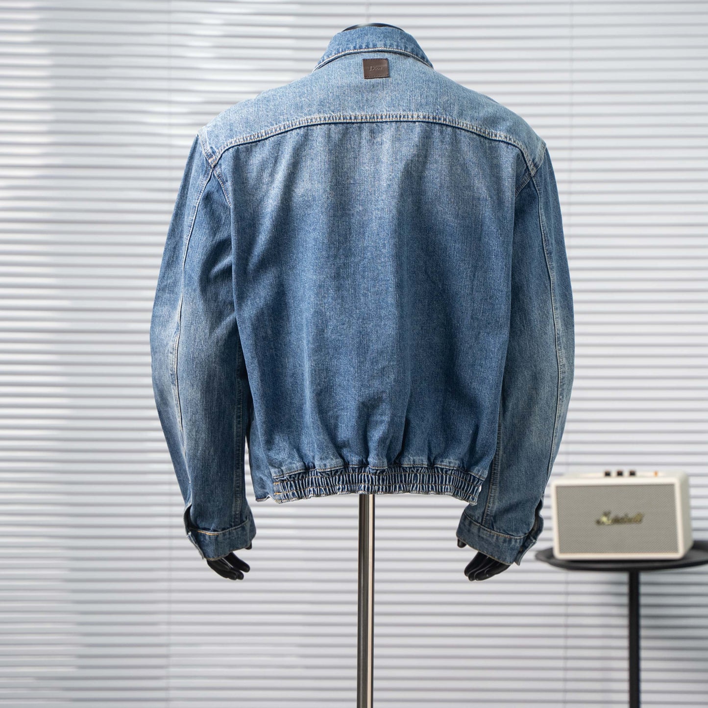 DIOR CD EMBROIDERED POCKET ZIPPER DENIM JACKET– 1:1 HIGH END