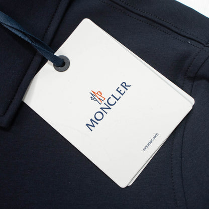 MONCLER LEATHER LOGO HALF-ZIP SWEATSHIRT– 1:1 HIGH END