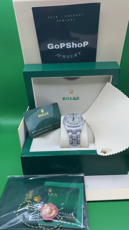 ROLEX DATE JUST BLACK OYSTER #DT2