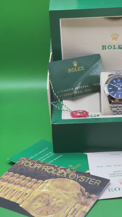 ROLEX DATEJUST BLUE SPECIAL JUBILEE #DT5
