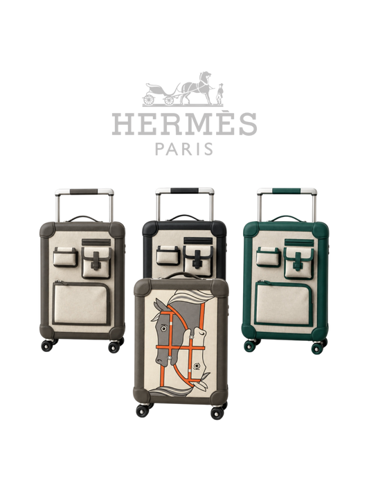 HERMÈS-STYLE RMS CARRY-ON LUGGAGE – 20″ – HIGH QUALITY 1:1