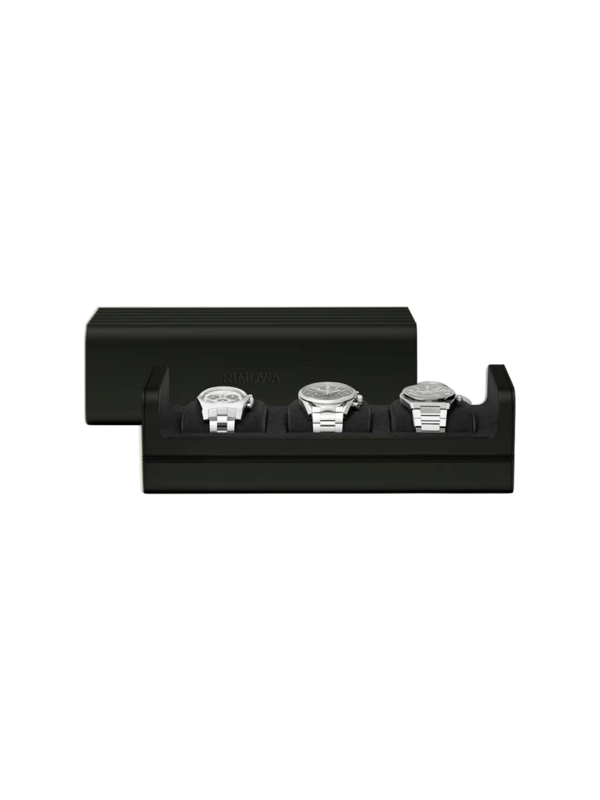 RIMOWA-STYLE ALUMINIUM WATCH CASE – 3 WATCHES – HIGH QUALITY 1:1