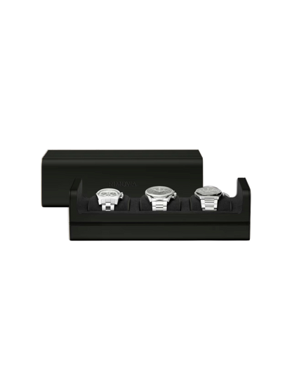 RIMOWA-STYLE ALUMINIUM WATCH CASE – 3 WATCHES – HIGH QUALITY 1:1
