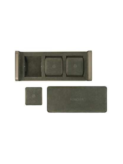 RIMOWA-STYLE ALUMINIUM WATCH CASE – 3 WATCHES – HIGH QUALITY 1:1