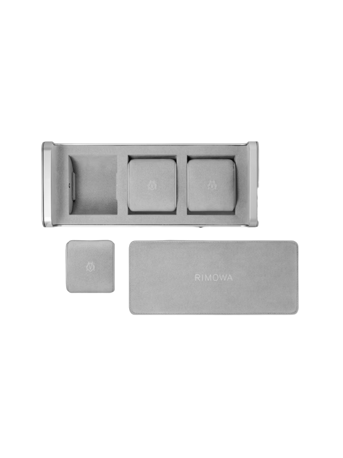 RIMOWA-STYLE ALUMINIUM WATCH CASE – 3 WATCHES – HIGH QUALITY 1:1