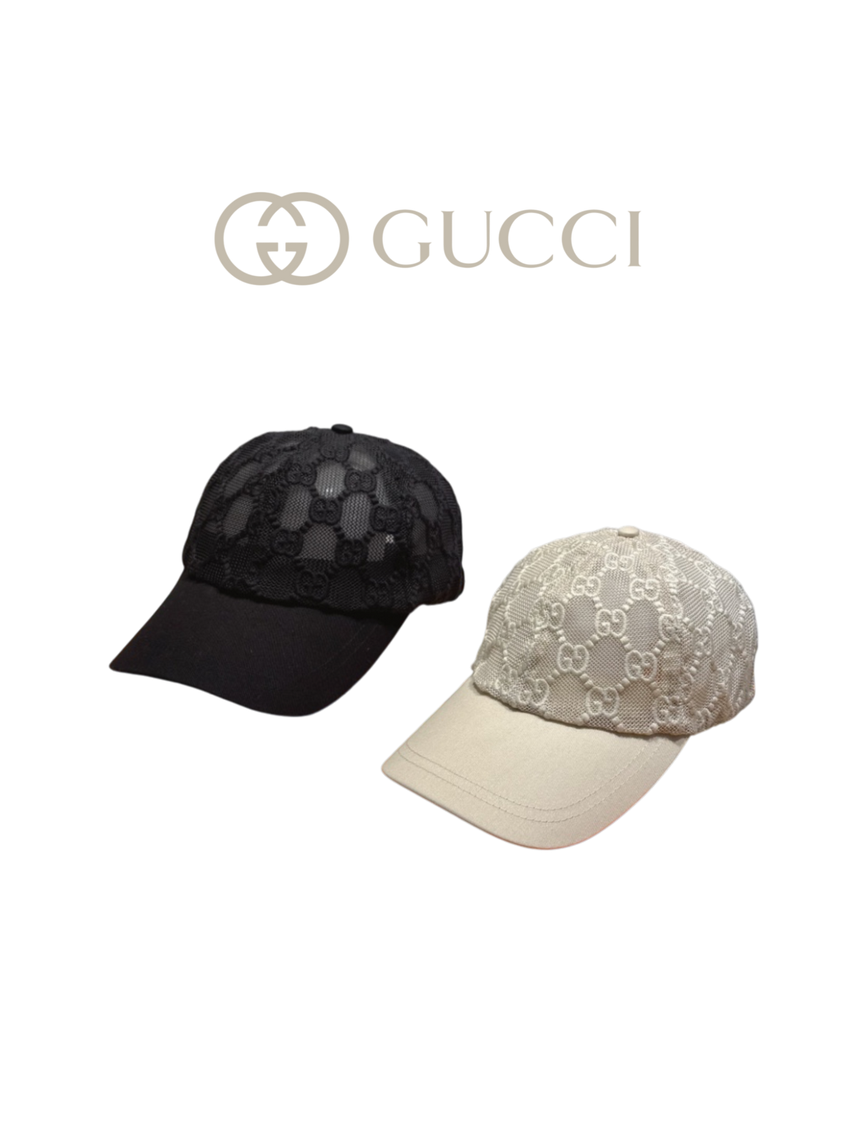 PRADA EMBROIDERED LOGO TWO-TONE BASEBALL CAP – BLACK / WHITE – 1:1 HIGH END