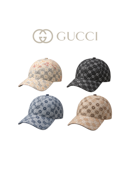 GUCCI-STYLE GG EMBROIDERED BASEBALL CAP – HIGH QUALITY 1:1