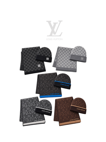 LOUIS VUITTON WINTER SET – MÜTZE & SCHAL – HIGH QUALITY 1:1