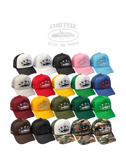 CORTEIZ 5 STARZ ALCATRAZ TRUCKER CAP – HIGH QUALITY 1:1