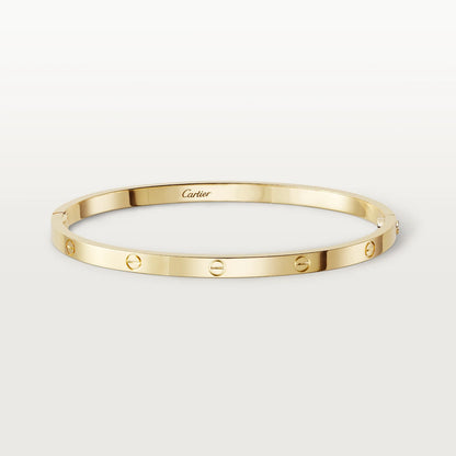 CARTIER LOVE ARMBAND - GOLD - UNISEX - FULLSET - SCHMALES MODELL