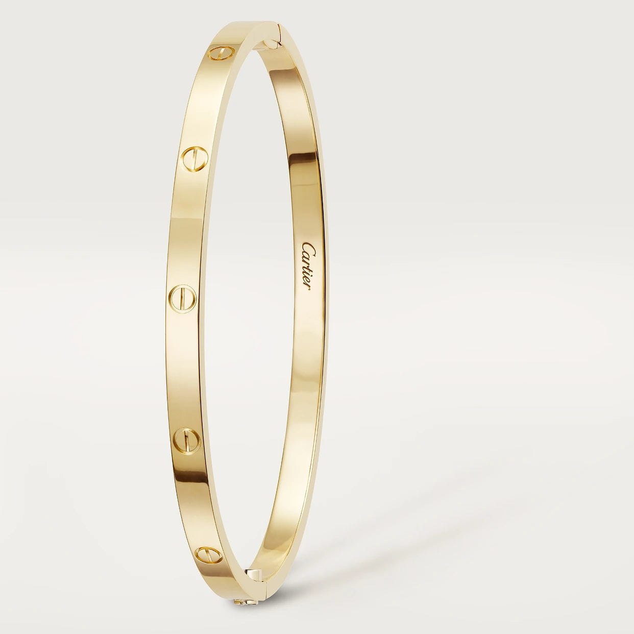 CARTIER LOVE ARMBAND - GOLD - UNISEX - FULLSET - SCHMALES MODELL