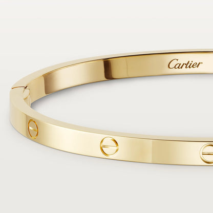 CARTIER LOVE ARMBAND - GOLD - UNISEX - FULLSET - SCHMALES MODELL