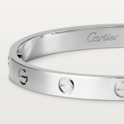 CARTIER LOVE ARMBAND - WEIßGOLD/SILBER - UNISEX - FULLSET