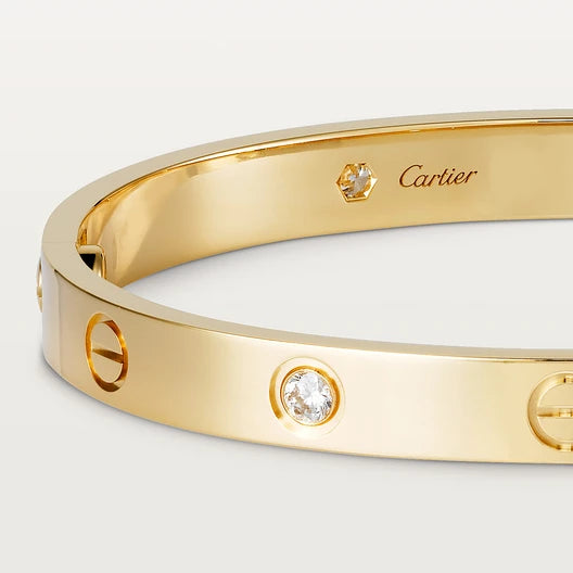 CARTIER LOVE ARMBAND - GOLD MIT DIAZ - UNISEX - FULLSET